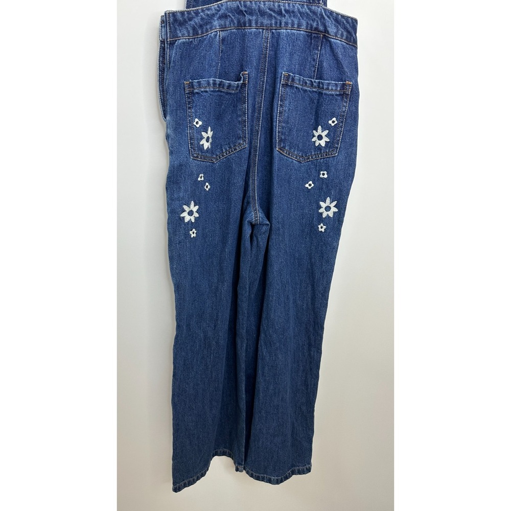 Princess Highway Daisy Days Embroidered Denim Overalls Blue Size 6 *Read - Picture 10 of 13